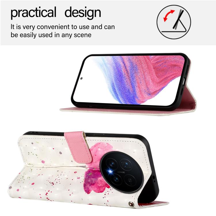 For Honor Magic8 3D Painting Horizontal Flip Leather Phone Case