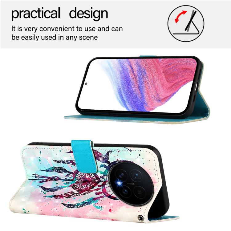 For Honor Magic8 3D Painting Horizontal Flip Leather Phone Case