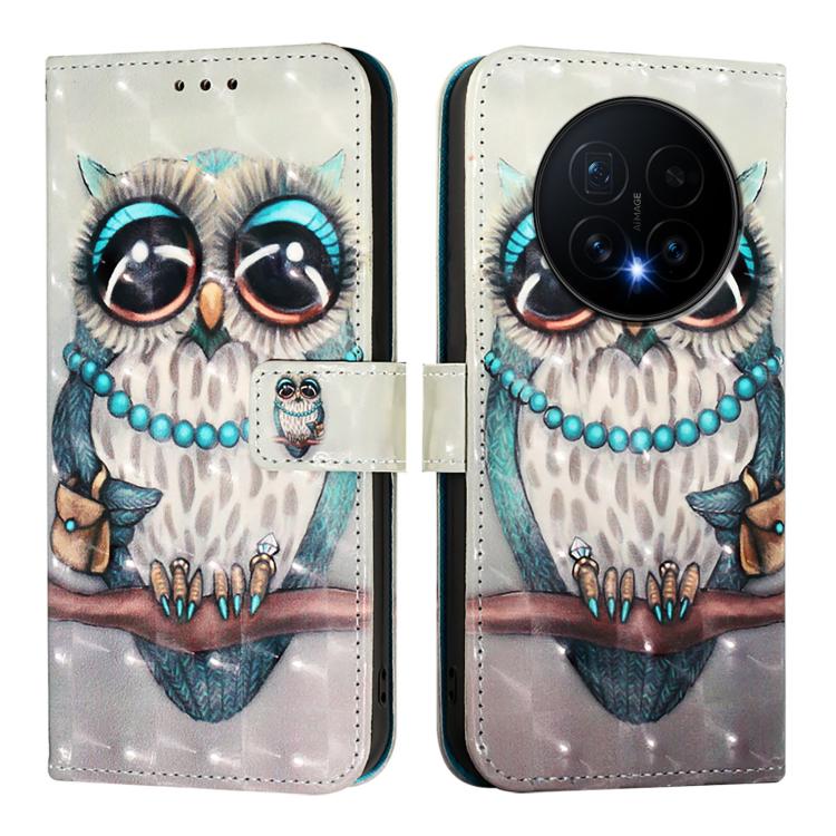 For Honor Magic8 3D Painting Horizontal Flip Leather Phone Case