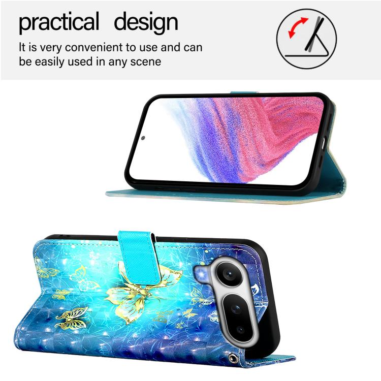For Honor Magic8 Pro Air 5G 3D Painting Horizontal Flip Leather Phone Case