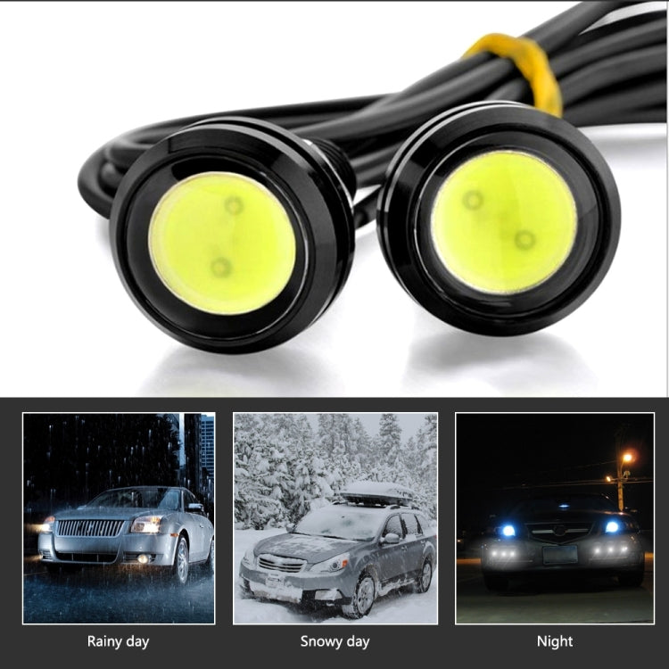 10pcs 23mm 1.5W DC12V Motorcycle Eagle Eye Light Double Lens Strobe Light