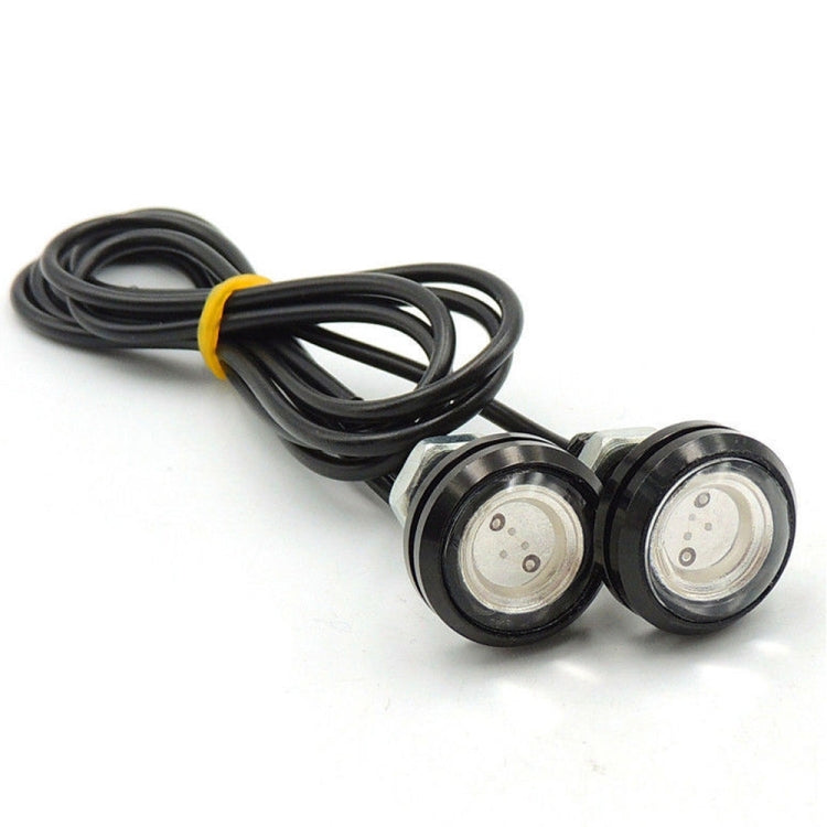 10pcs 23mm 1.5W DC12V Motorcycle Eagle Eye Light Double Lens Strobe Light