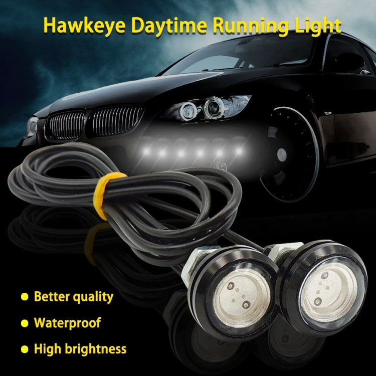 10pcs 23mm 1.5W DC12V Motorcycle Eagle Eye Light Double Lens Strobe Light