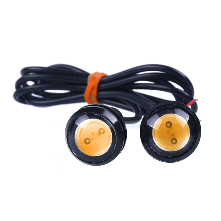 10pcs 23mm 1.5W DC12V Motorcycle Eagle Eye Light Double Lens Strobe Light