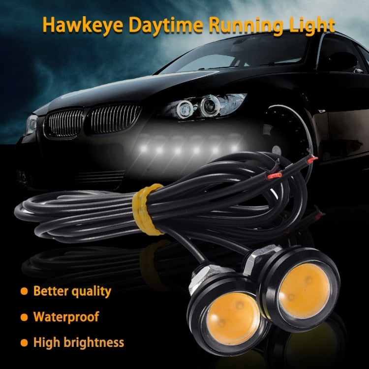 10pcs 23mm 1.5W DC12V Motorcycle Eagle Eye Light Double Lens Strobe Light
