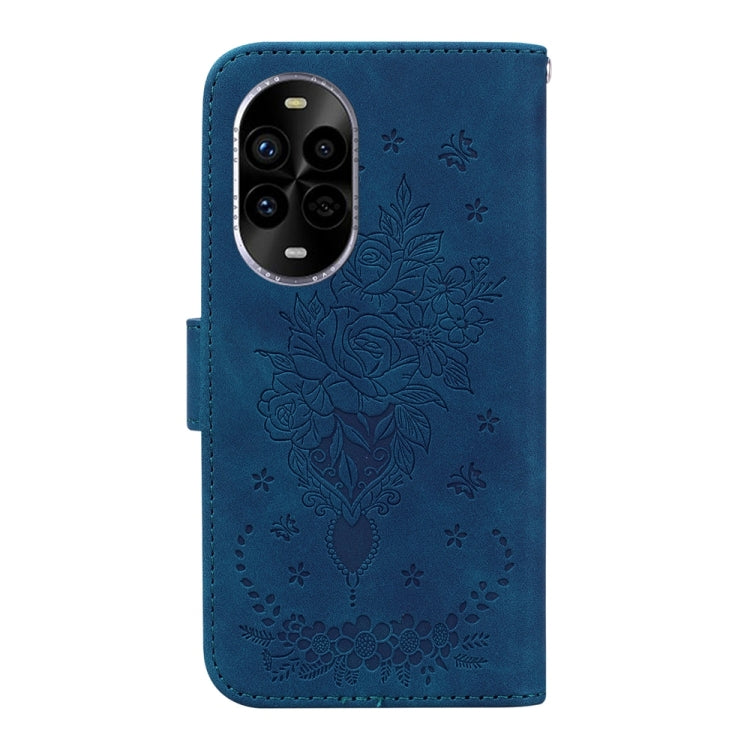 For Huawei nova 13 Pro Butterfly Rose Embossed Leather Phone Case