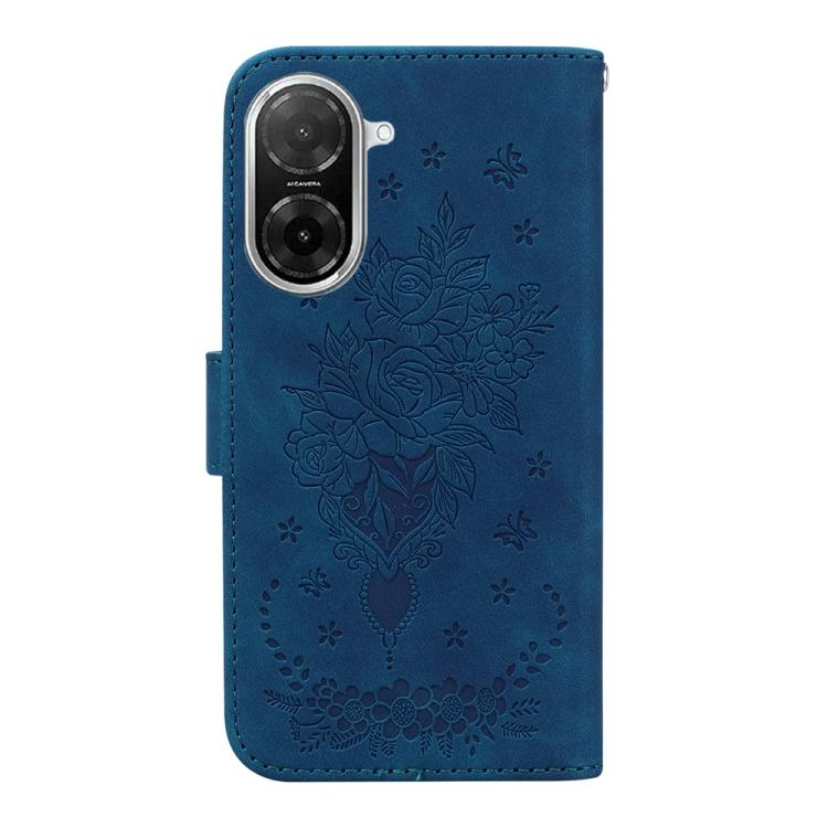 For Redmi A5 4G 171.7mm Butterfly Rose Embossed Leather Phone Case