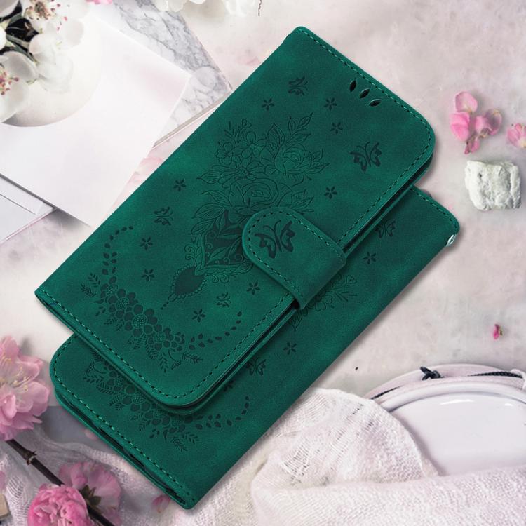 For Xiaomi 15 Ultra Butterfly Rose Embossed Leather Phone Case