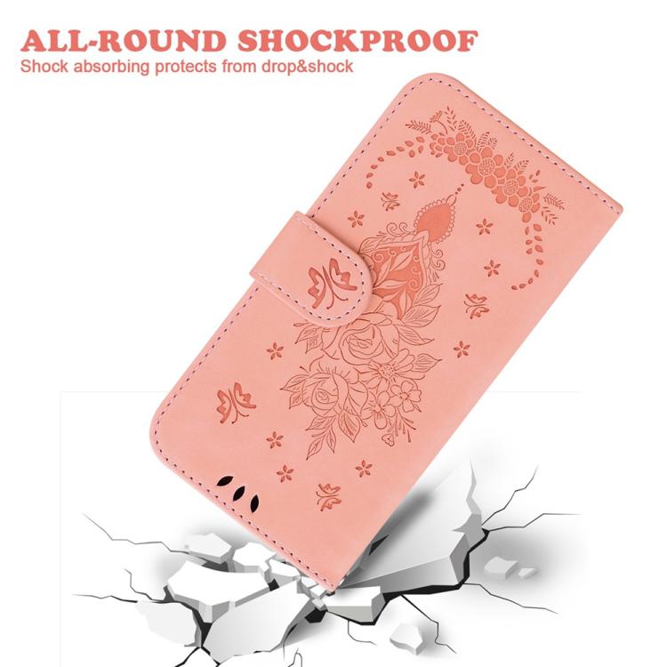 For Xiaomi 15 Ultra Butterfly Rose Embossed Leather Phone Case