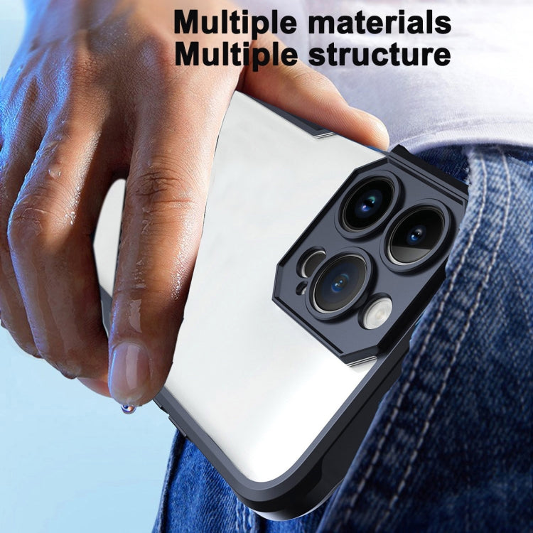 For iPhone 6s / 6 Armor Shockproof PC Hybrid TPU Phone Case - Black