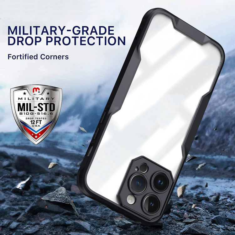For iPhone 6s / 6 Armor Shockproof PC Hybrid TPU Phone Case - Black