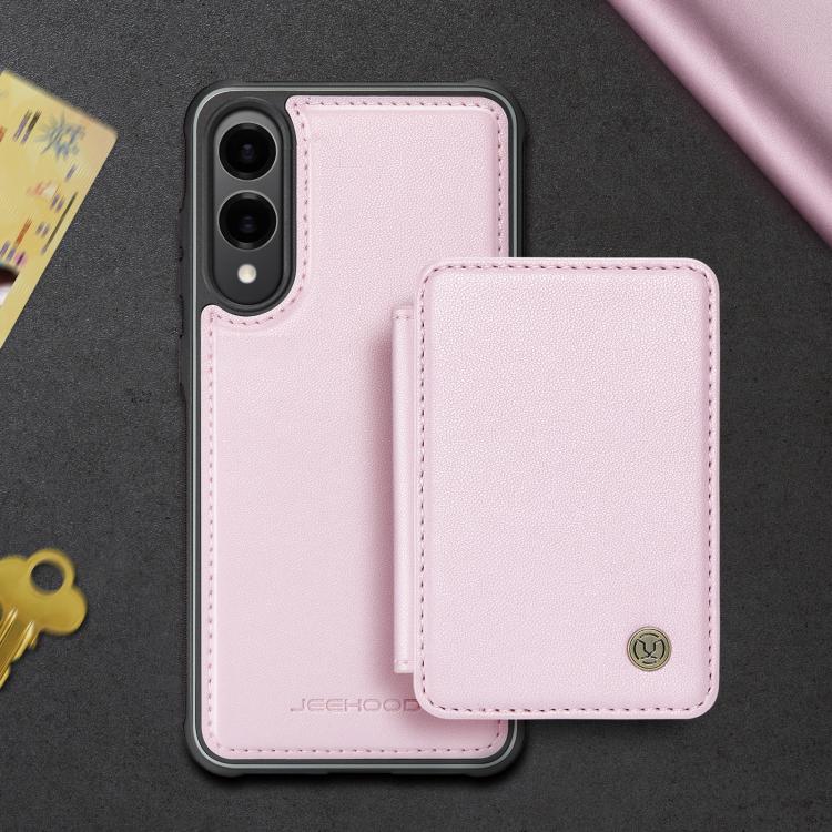 For Samsung Galaxy S25 Edge 5G JEEHOOD J05 Business Magnetic Style RFID Leather Phone Case