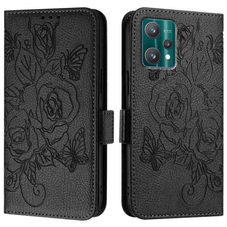For Motorola Moto X40 Embossed Rose RFID Anti-theft Leather Phone Case