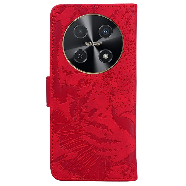 For Huawei nova 12i Tiger Embossing Pattern Flip Leather Phone Case