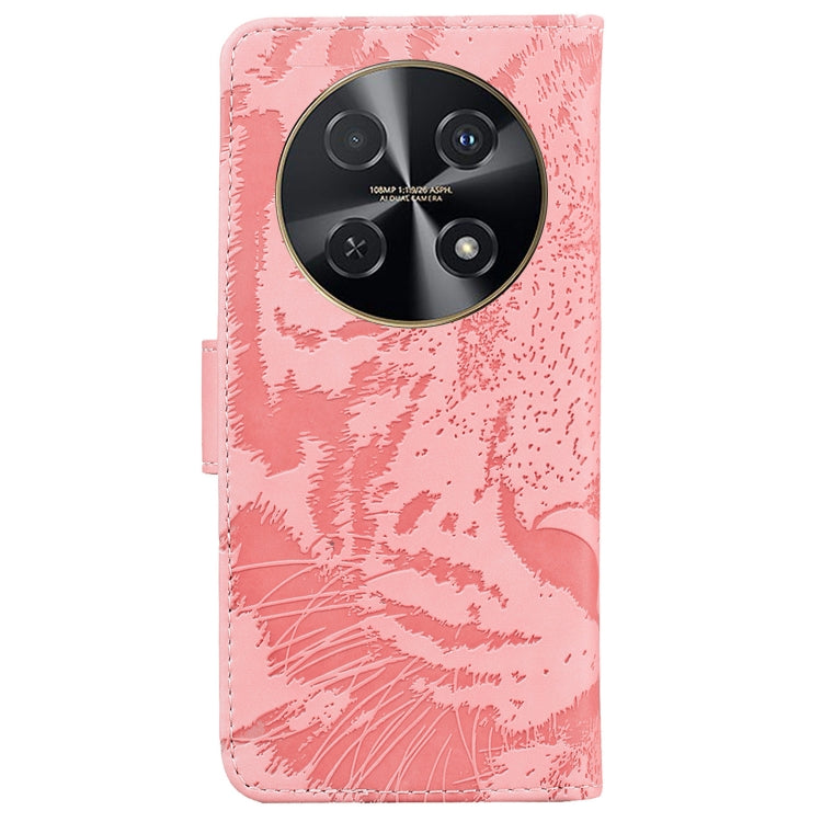 For Huawei nova 12i Tiger Embossing Pattern Flip Leather Phone Case