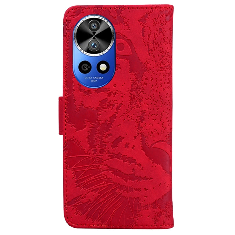 For Huawei nova 12 Pro / nova 12 Ultra Tiger Embossing Pattern Flip Leather Phone Case