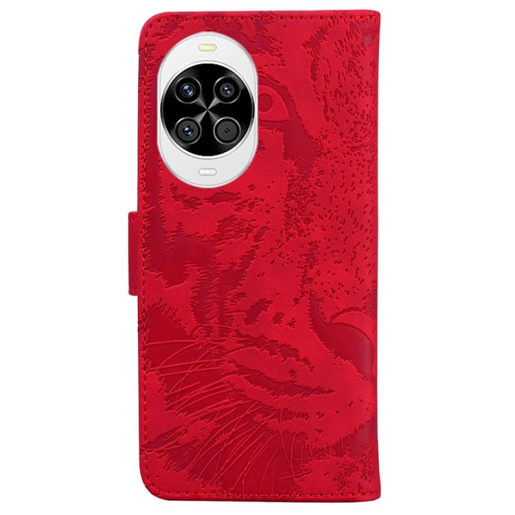 For Huawei nova 14 Tiger Embossing Pattern Flip Leather Phone Case