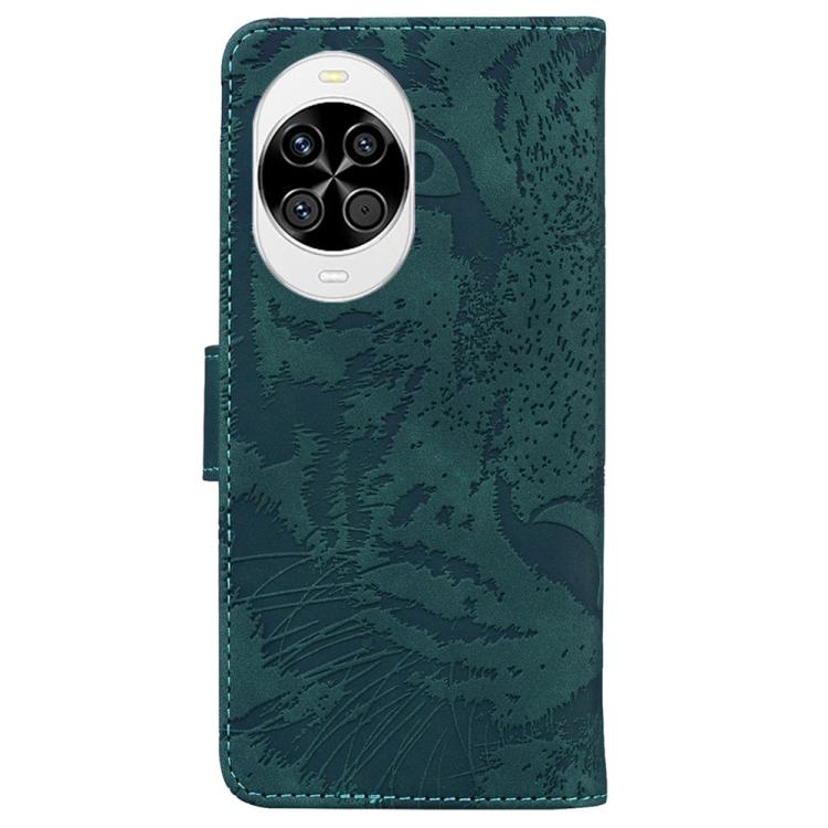 For Huawei nova 14 Tiger Embossing Pattern Flip Leather Phone Case