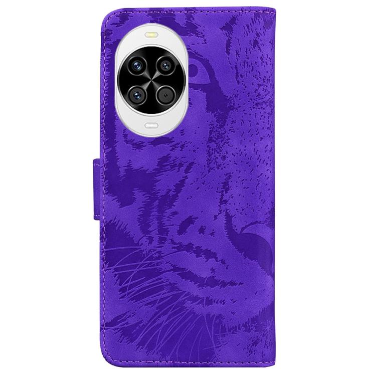 For Huawei nova 14 Tiger Embossing Pattern Flip Leather Phone Case