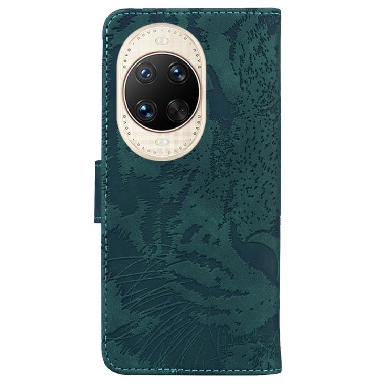 For Huawei nova 14 Ultra Tiger Embossing Pattern Flip Leather Phone Case