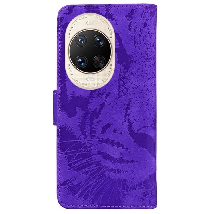 For Huawei nova 14 Ultra Tiger Embossing Pattern Flip Leather Phone Case