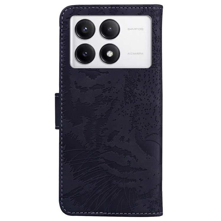 For Redmi K70 / K70 Pro Tiger Embossing Pattern Flip Leather Phone Case