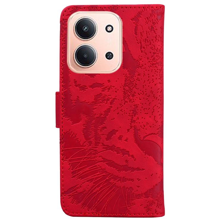 For Redmi 15C 5G / 4G EU 173mm / Poco C85 5G Tiger Embossing Pattern Flip Leather Phone Case