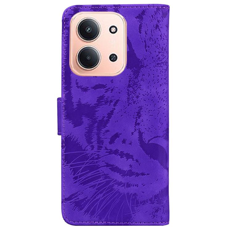 For Redmi 15C 5G / 4G EU 173mm / Poco C85 5G Tiger Embossing Pattern Flip Leather Phone Case