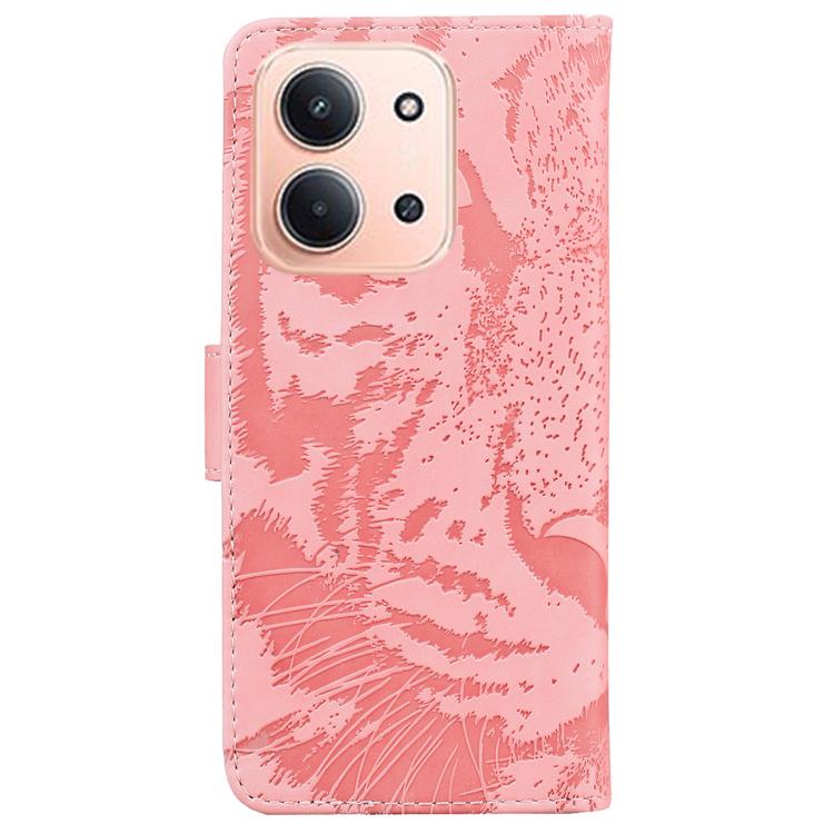 For Redmi 15C 5G / 4G EU 173mm / Poco C85 5G Tiger Embossing Pattern Flip Leather Phone Case
