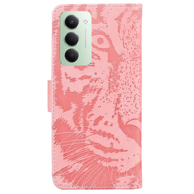 For Redmi 15 5G / 4G EU 171mm Tiger Embossing Pattern Flip Leather Phone Case