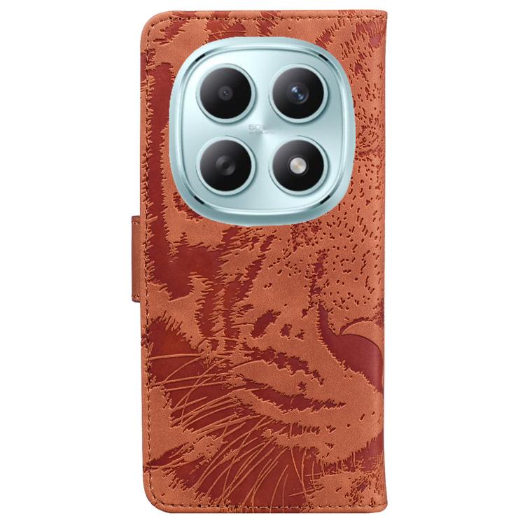 For Redmi Note 15 4G / 5G Global 164mm / Poco M8 5G Tiger Embossing Pattern Flip Leather Phone Case
