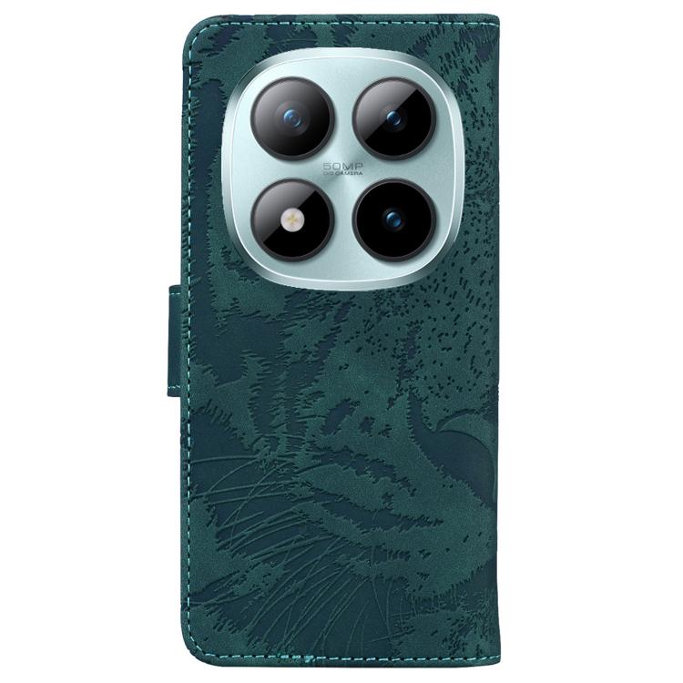 For Redmi Note 15 Pro+ 5G 163.3mm / Poco M8 Pro 5G Tiger Embossing Pattern Flip Leather Phone Case