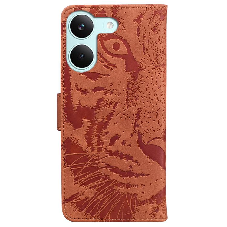 For Redmi Turbo 5 5G / Poco X8 Pro 5G Tiger Embossing Pattern Flip Leather Phone Case
