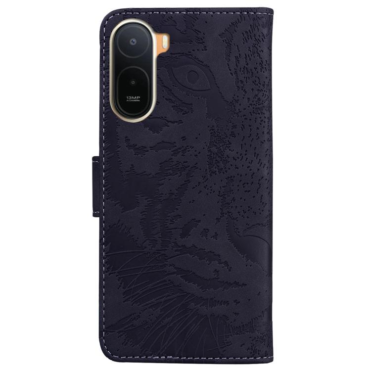 For Redmi A7 Pro 4G / 5G 171mm / Poco C85x 5G Tiger Embossing Pattern Flip Leather Phone Case
