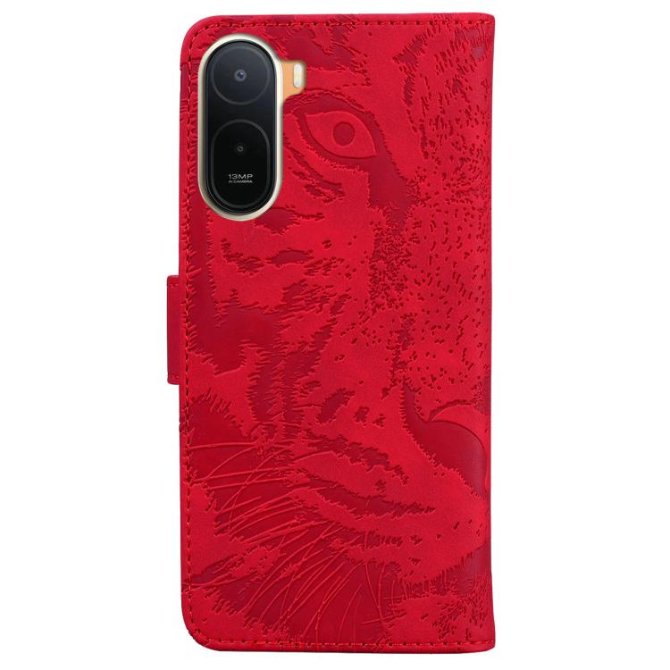 For Redmi A7 Pro 4G / 5G 171mm / Poco C85x 5G Tiger Embossing Pattern Flip Leather Phone Case