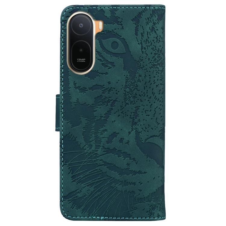 For Redmi A7 Pro 4G / 5G 171mm / Poco C85x 5G Tiger Embossing Pattern Flip Leather Phone Case