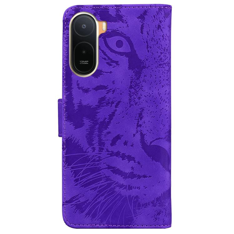 For Redmi A7 Pro 4G / 5G 171mm / Poco C85x 5G Tiger Embossing Pattern Flip Leather Phone Case