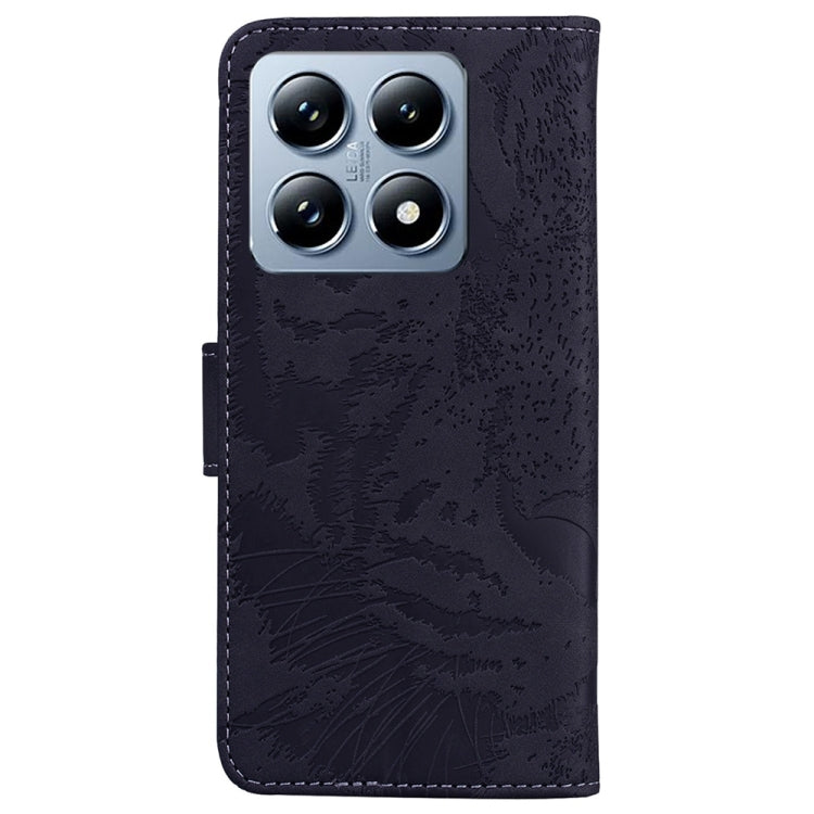 For Xiaomi 14T Tiger Embossing Pattern Flip Leather Phone Case