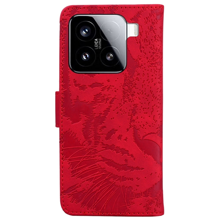 For Xiaomi 15 Tiger Embossing Pattern Flip Leather Phone Case