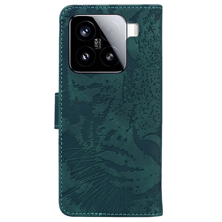 For Xiaomi 15 Tiger Embossing Pattern Flip Leather Phone Case