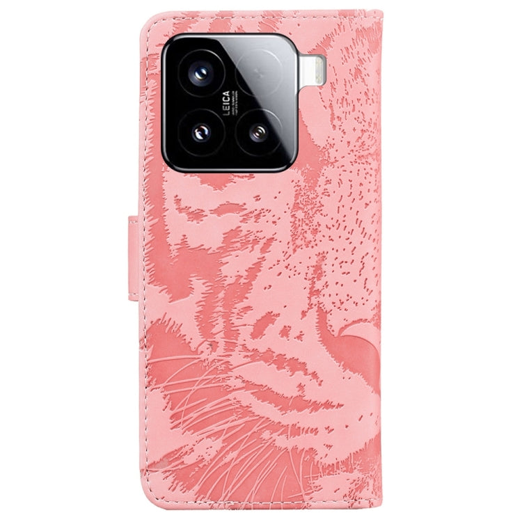 For Xiaomi 15 Tiger Embossing Pattern Flip Leather Phone Case
