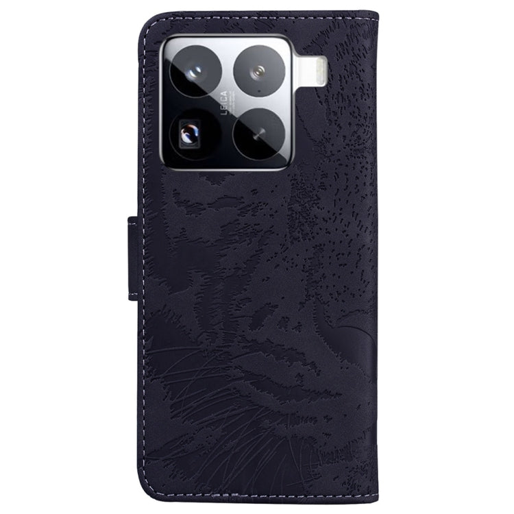 For Xiaomi 15 Pro Tiger Embossing Pattern Flip Leather Phone Case