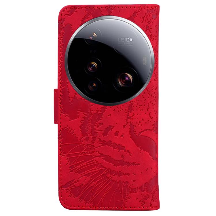 For Xiaomi 15 Ultra Tiger Embossing Pattern Flip Leather Phone Case