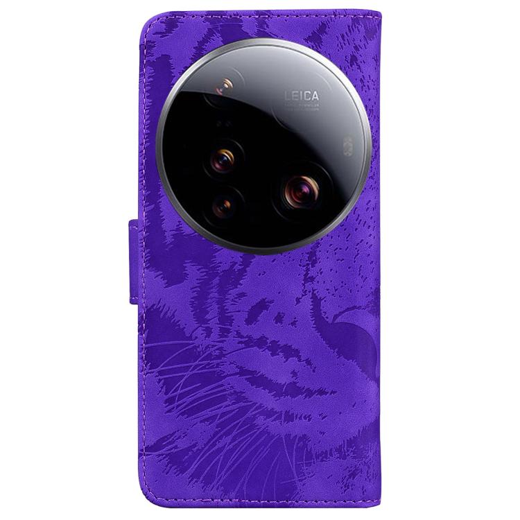 For Xiaomi 15 Ultra Tiger Embossing Pattern Flip Leather Phone Case