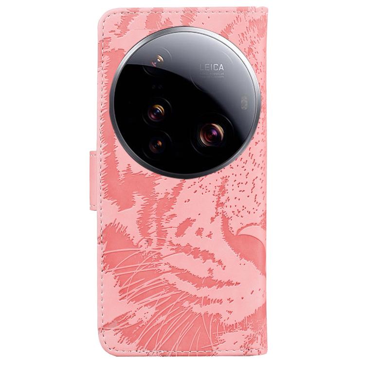 For Xiaomi 15 Ultra Tiger Embossing Pattern Flip Leather Phone Case