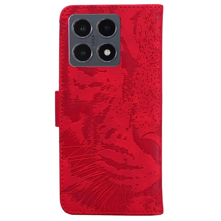 For Xiaomi 15T 5G Tiger Embossing Pattern Flip Leather Phone Case