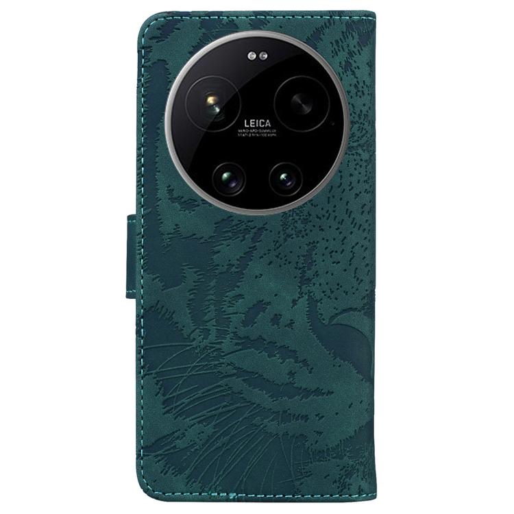 For Xiaomi 17 Ultra Tiger Embossing Pattern Flip Leather Phone Case