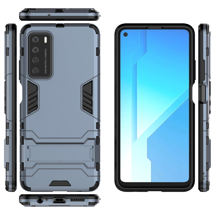 For Huawei Honor Play 4 PC + TPU Shockproof Protective Case with Invisible Holder