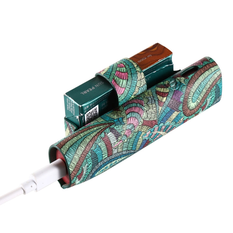 For IQOS ILUMA i ONE Electronic Cigarette Cashew Flower Portable PU Storage Bag