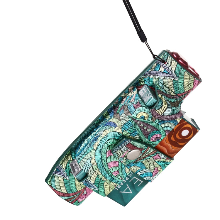 For IQOS ILUMA i ONE Electronic Cigarette Cashew Flower Portable PU Storage Bag